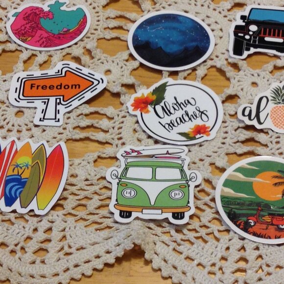 Nature stickers bundle, cellphone, hydroflask, crafts - Picture 4 of 7